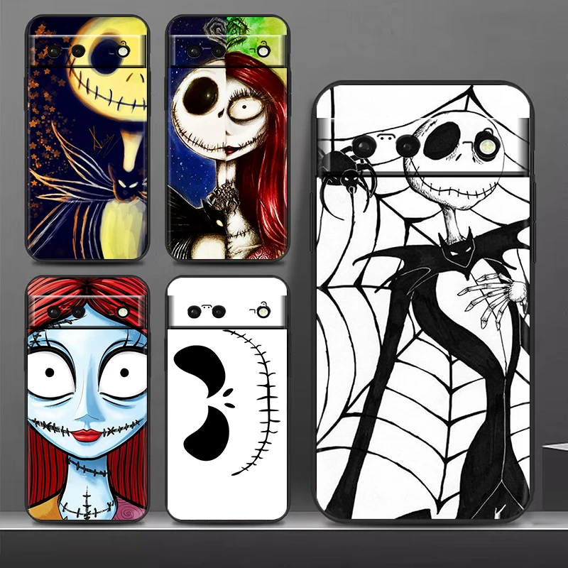The nightmare before christmas for Google Pixel 8 7 6 Pro 6a 5 5a 4 4a XL 5G Silicone Soft Black Phone Case Cover Shell
The nightmare before christmas for Google Pixel 8 7 6 Pro 6a 5 5a 4 4a XL 5G Silicone Soft Black Phone Case Cover Shell