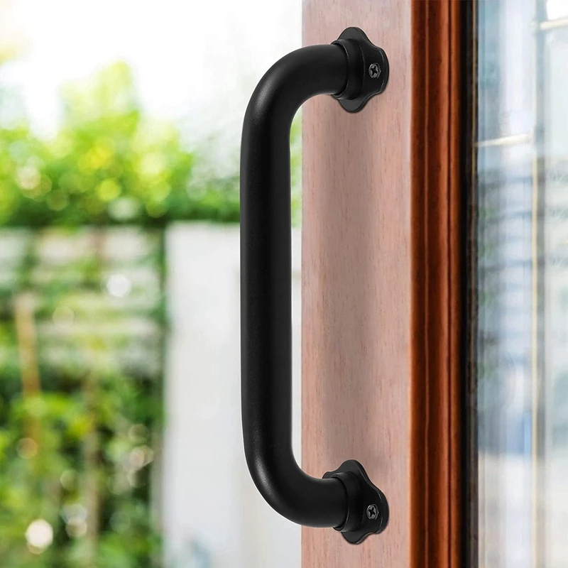 10 Inch Metal Industrial Pipe Wall Handrail - Pipe Barn Door Pull Handle, Staircase Steps Handrail, Indoor & Outdoor
10 Inch Metal Industrial Pipe Wall Handrail - Pipe Barn Door Pull Handle, Staircase Steps Handrail, Indoor & Outdoor