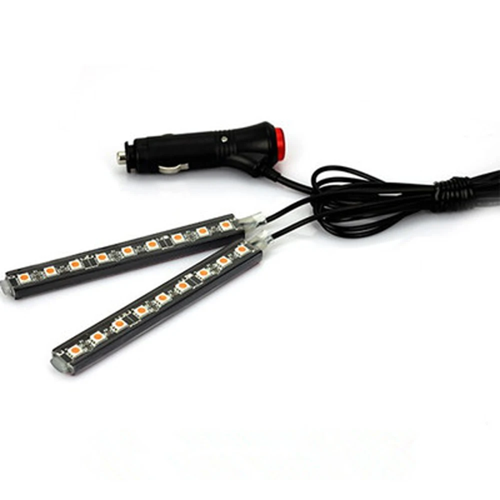 Multicolor Car 9 LED 2 In1 Interior Atmosphere Lights Dash Floor Foot Strip Lights Cigarette Lighter Adapter Decorative Lamp
Multicolor Car 9 LED 2 In1 Interior Atmosphere Lights Dash Floor Foot Strip Lights Cigarette Lighter Adapter Decorative Lamp