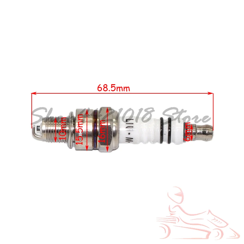 1PCS Motorcycle Spark Plug for CR7HIX CR7HSA C7HSA A7RTC A7TC GY6 50cc-150cc Scooter ATV Quads Go Kart Dirt Bike Moped
1PCS Motorcycle Spark Plug for CR7HIX CR7HSA C7HSA A7RTC A7TC GY6 50cc-150cc Scooter ATV Quads Go Kart Dirt Bike Moped