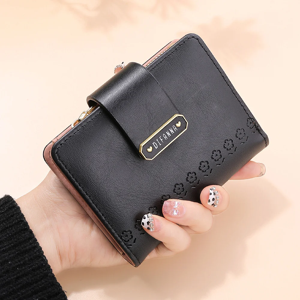 Fashion Mini Women's Short Wallet Small Fresh Student Wallet Clutch Zipper Cute Coin Purse Female PU Leather 2 Fold Card Holder
Fashion Mini Women's Short Wallet Small Fresh Student Wallet Clutch Zipper Cute Coin Purse Female PU Leather 2 Fold Card Holder