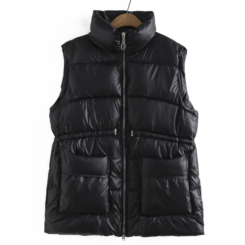 2022 Ladies Winter Sleeveless Parka Plus Size Women Clothing Loose Long Vest Padded Jacket Stand Collar Solid Thick Curve Coat
2022 Ladies Winter Sleeveless Parka Plus Size Women Clothing Loose Long Vest Padded Jacket Stand Collar Solid Thick Curve Coat
