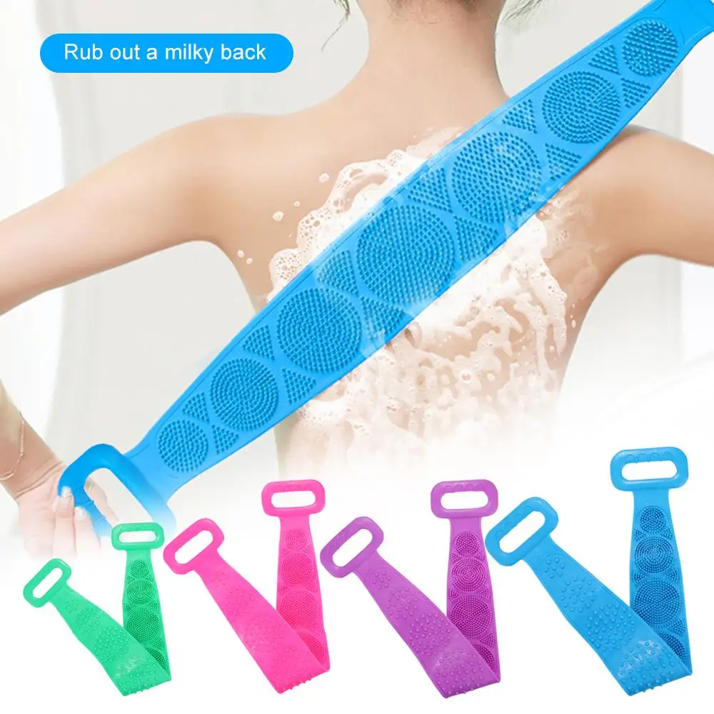 New Silicone Double-sided Bath Brush Towel Bath Skin Rubbing Shower Scrub Peeling Wash Rubbing Skin Back Mud Care Exfoliat
New Silicone Double-sided Bath Brush Towel Bath Skin Rubbing Shower Scrub Peeling Wash Rubbing Skin Back Mud Care Exfoliat