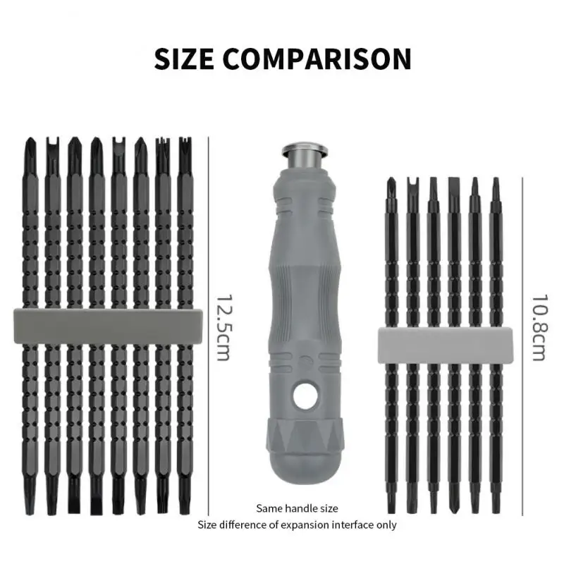 Screwdriver 17-IN-1\13-IN-1 Set Precision Cross Screwdriver Head Magnetic Double-Head Multi-Function Kit Repair Hand Tool
Screwdriver 17-IN-1\13-IN-1 Set Precision Cross Screwdriver Head Magnetic Double-Head Multi-Function Kit Repair Hand Tool