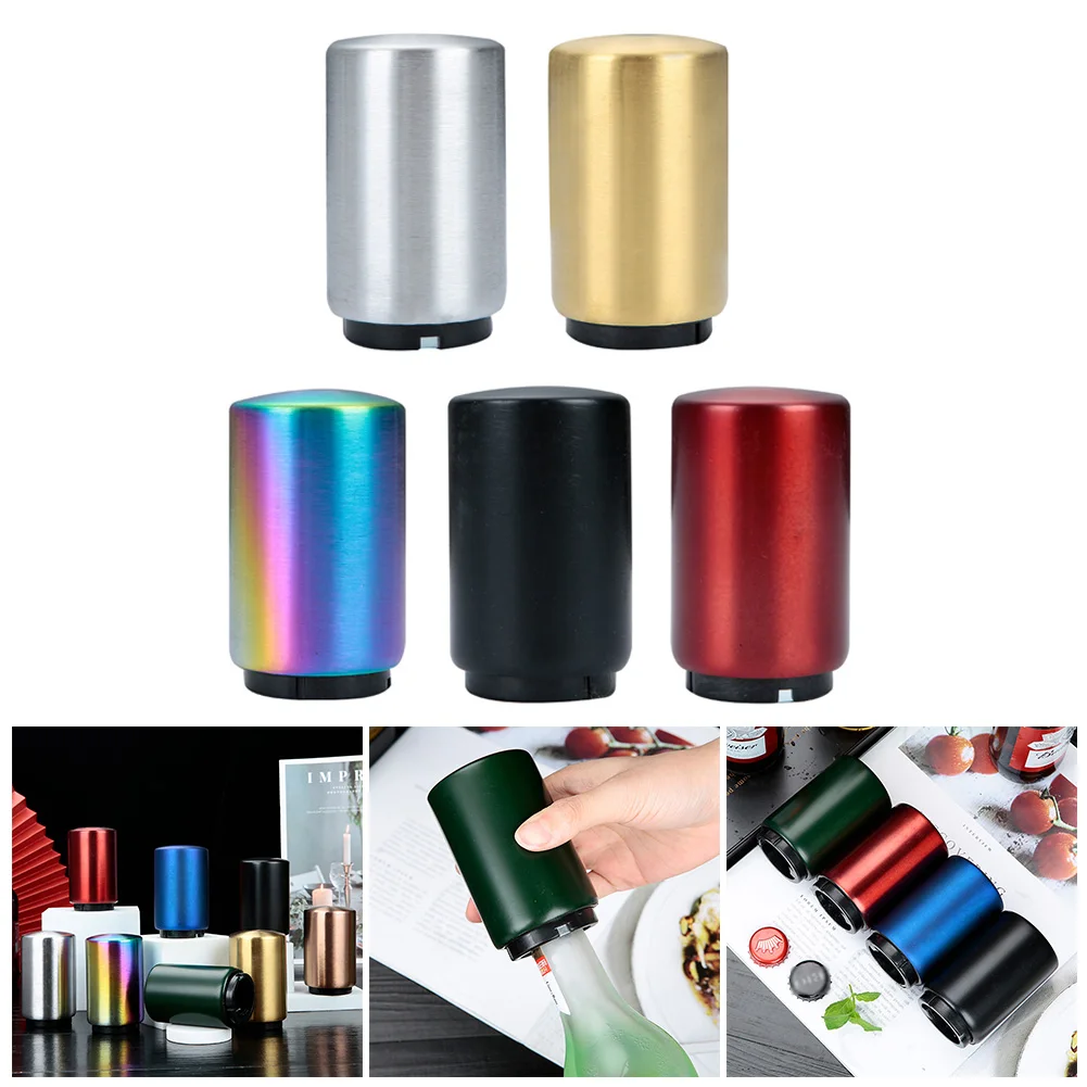 Automatic Beer Bottle Opener Stainless Steel Beer Opener Stainless Steel Push Down Corkscrew Wine Beer Soda Cap Jar Opener
Automatic Beer Bottle Opener Stainless Steel Beer Opener Stainless Steel Push Down Corkscrew Wine Beer Soda Cap Jar Opener