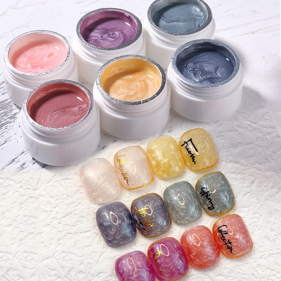 1 Set Pearl Shell Glitter Nail Polish Gel Painting Spiral Gel Mermaid Metallic Varnish Semi Permanent Lacquer Accessories SA1986
1 Set Pearl Shell Glitter Nail Polish Gel Painting Spiral Gel Mermaid Metallic Varnish Semi Permanent Lacquer Accessories SA1986
