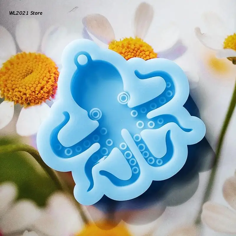 Octopus Keychain Silicone Mold with Hole Hanging Pendant Accessory Decor for DIY Luggage Tag Epoxy Resin Mould Gift Supplies
Octopus Keychain Silicone Mold with Hole Hanging Pendant Accessory Decor for DIY Luggage Tag Epoxy Resin Mould Gift Supplies