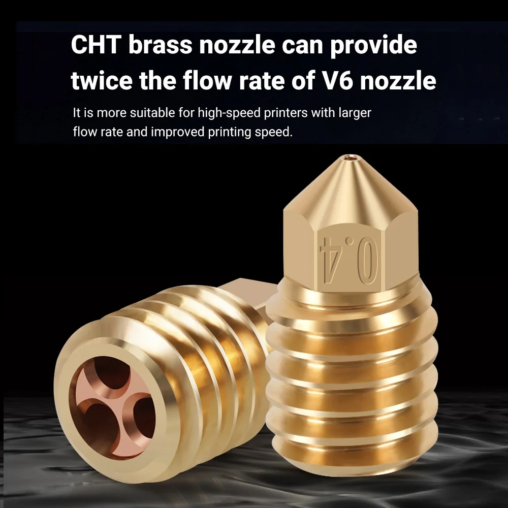 2PCS Nozzles Copper Plated Brass Hardened Steel Nozzle 3D Printer Parts For Bambu Lab X1 Carbon X1-Carbon P1P 3D Printer
2PCS Nozzles Copper Plated Brass Hardened Steel Nozzle 3D Printer Parts For Bambu Lab X1 Carbon X1-Carbon P1P 3D Printer