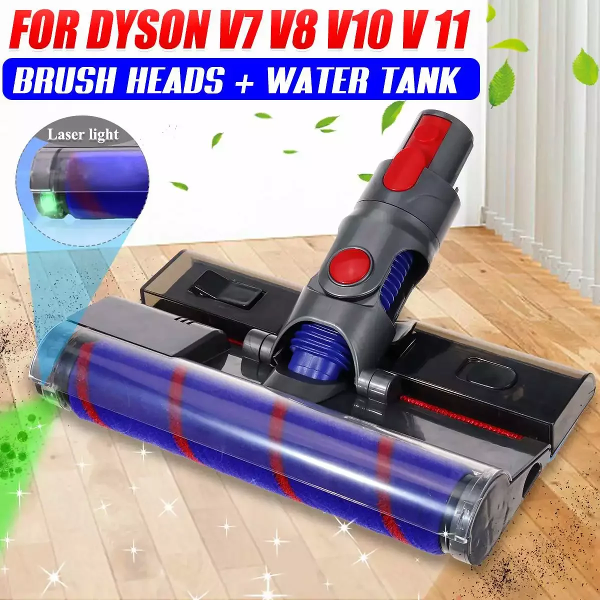 Floor Brush Head Tool For Dyson V8 V7 V10 V11 Vacuum Cleaner Soft Sweeper Roller Head Floor Brush Replacement
Floor Brush Head Tool For Dyson V8 V7 V10 V11 Vacuum Cleaner Soft Sweeper Roller Head Floor Brush Replacement
