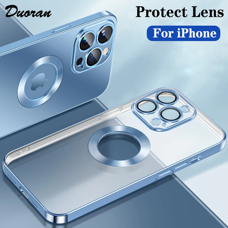 Luxury Transparent Plating Protector Case For iPhone 13 Pro Max 11 12 X XR Xs 8 7 6 6S Plus SE 2020 Hole Logo Silicone Cover
Luxury Transparent Plating Protector Case For iPhone 13 Pro Max 11 12 X XR Xs 8 7 6 6S Plus SE 2020 Hole Logo Silicone Cover