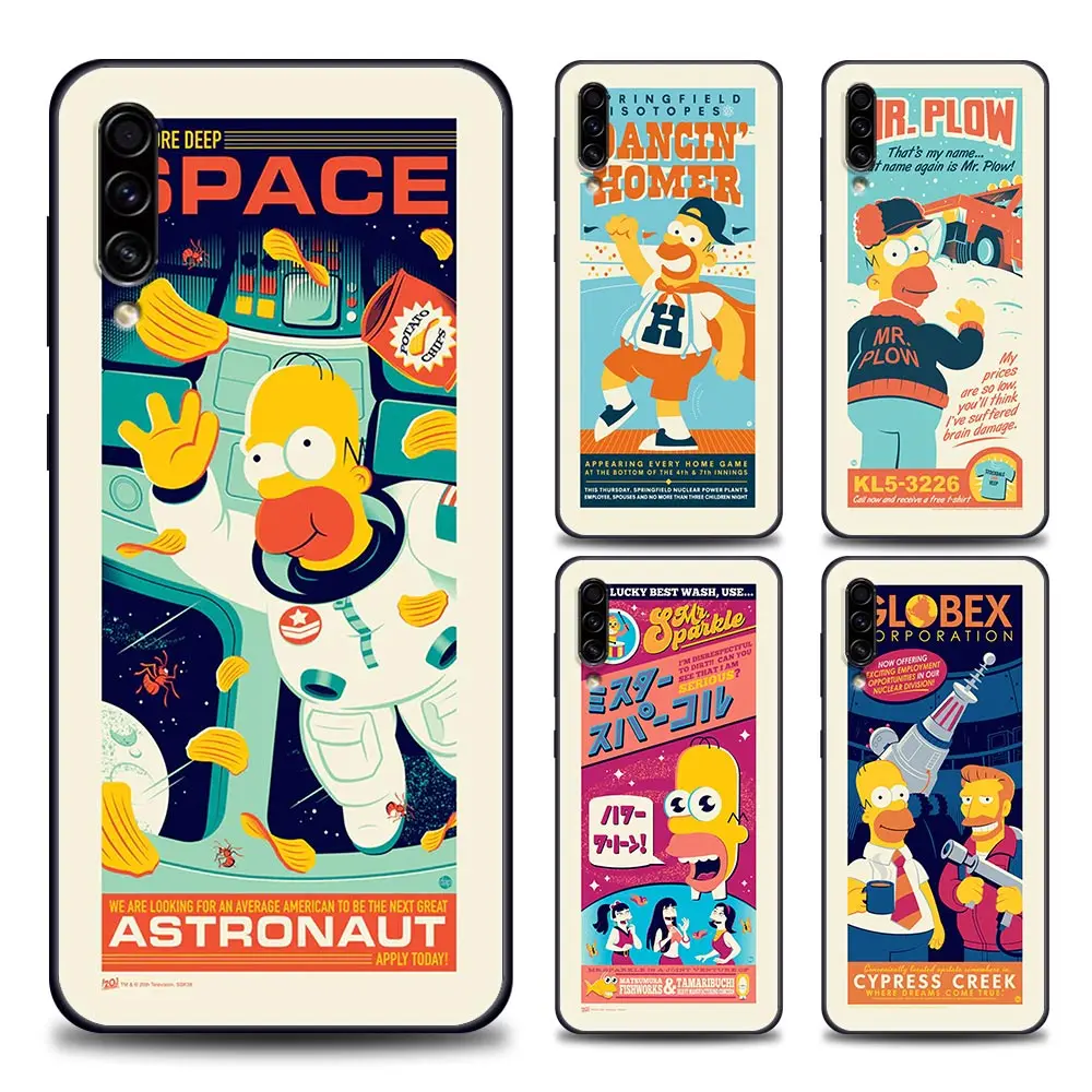 

Cute Simpsons Anime Cartoon Comic Phone Case For Samsung Galaxy A90 A80 A70 A70S A60 A50 A40 A30 A30S A20S A20E A10 A10E 9 Cover