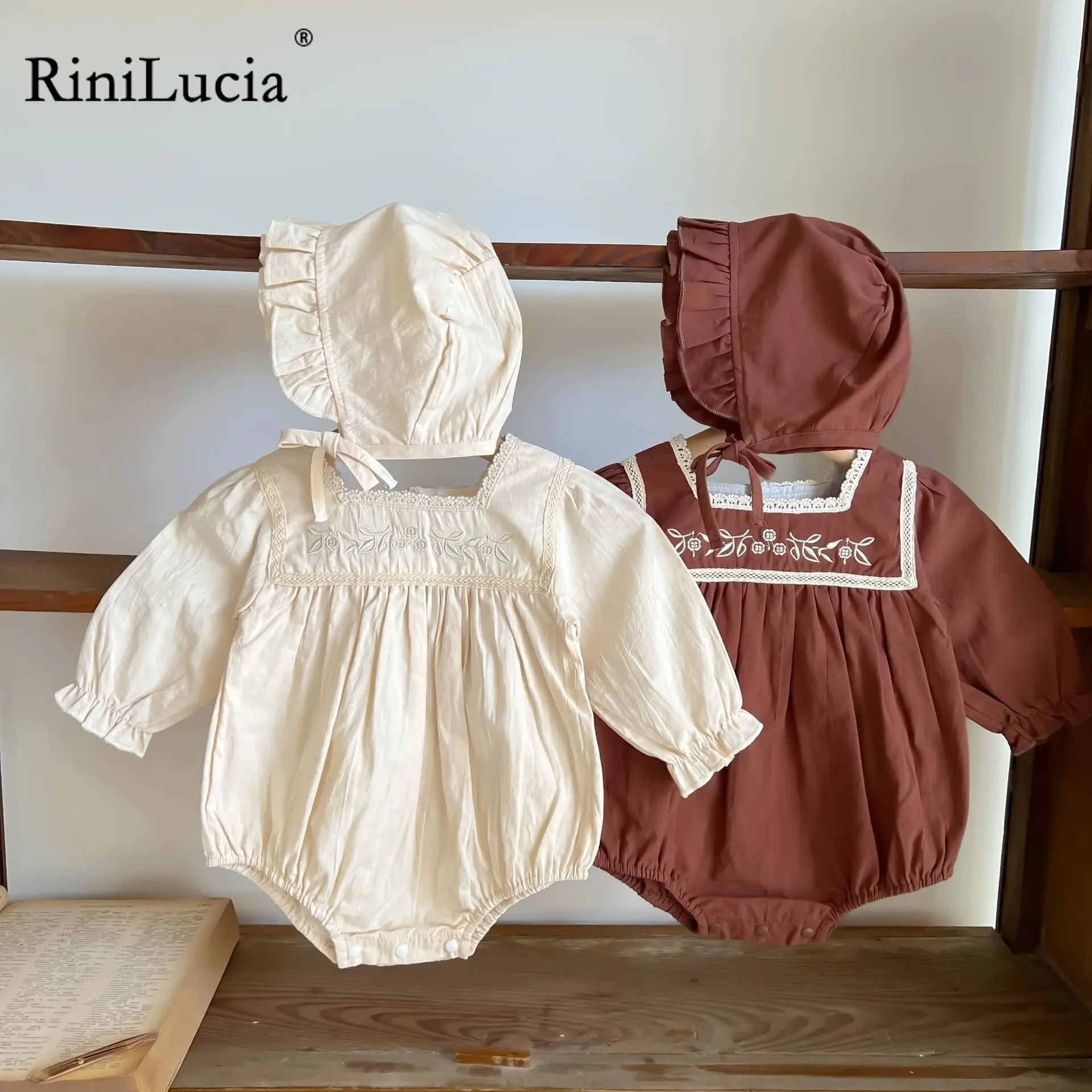 RiniLucia Baby Girl Long Sleeve Lace Ruffle Clothing Romper & Hat Newborn Cotton Girl Bodysuit Infant Jumpsuit Clothes
RiniLucia Baby Girl Long Sleeve Lace Ruffle Clothing Romper & Hat Newborn Cotton Girl Bodysuit Infant Jumpsuit Clothes