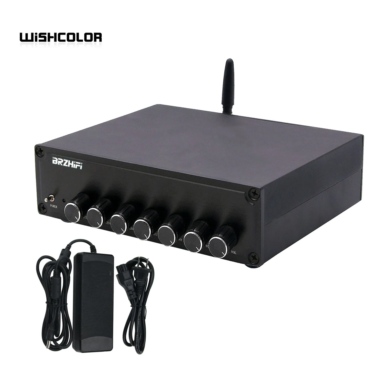 Wishcolor A600 350 Вт аудио усилитель мощности Bluetooth 4,2 Amp 5,1 каналов DC12-25V W/кабель питания
Wishcolor A600 350 Вт аудио усилитель мощности Bluetooth 4,2 Amp 5,1 каналов DC12-25V W/кабель питания