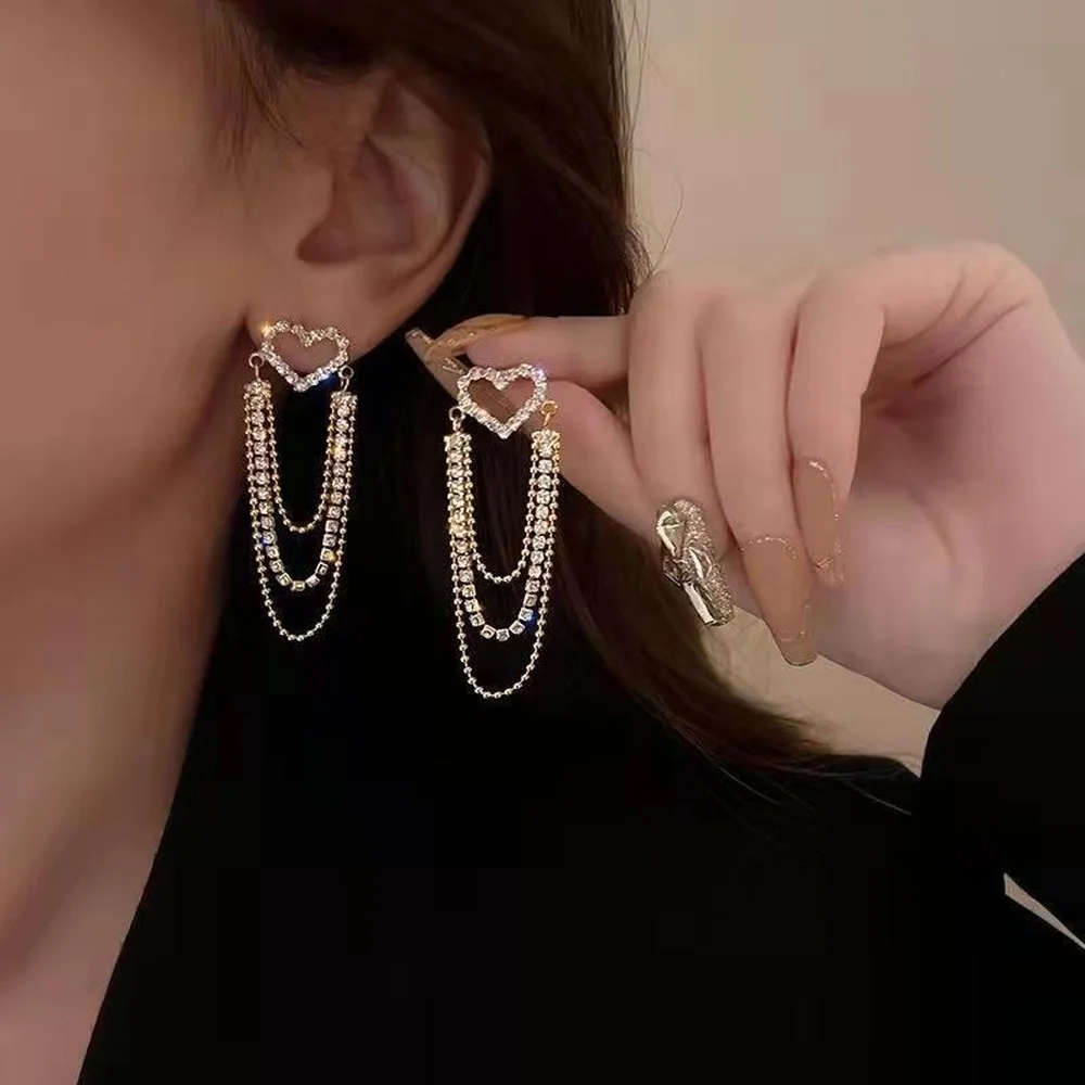 Heart Tassel Earrings 2022 New Exquisite Earrings Earrings Heart Earrings for Women Jewelry Accessories Free Shipping
Heart Tassel Earrings 2022 New Exquisite Earrings Earrings Heart Earrings for Women Jewelry Accessories Free Shipping