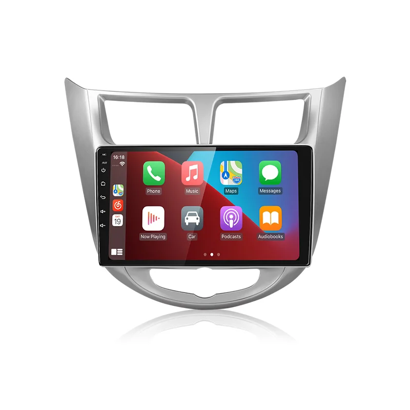 Автомагнитола JIUYIN на Android для Hyundai Solaris Verna Accent 1 2010-16 мультимедийный видеоплеер