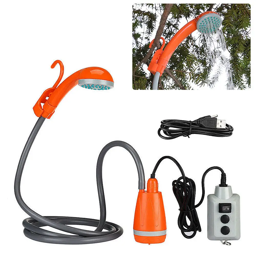Outdoor Shower Pump Portable Camping Shower Pump Rechargeable Shower Head For Climbing Hiking Traveling Camping Equipment
Outdoor Shower Pump Portable Camping Shower Pump Rechargeable Shower Head For Climbing Hiking Traveling Camping Equipment