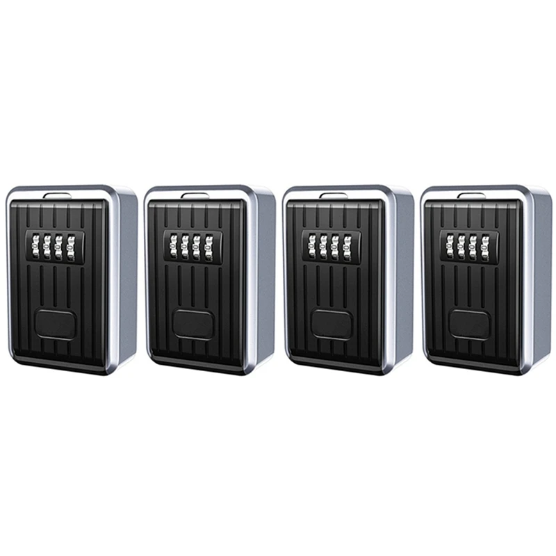 4X Lock Box 4 Digit Combination Waterproof Box Aluminum Alloy Weather Resistant Key Hider
4X Lock Box 4 Digit Combination Waterproof Box Aluminum Alloy Weather Resistant Key Hider