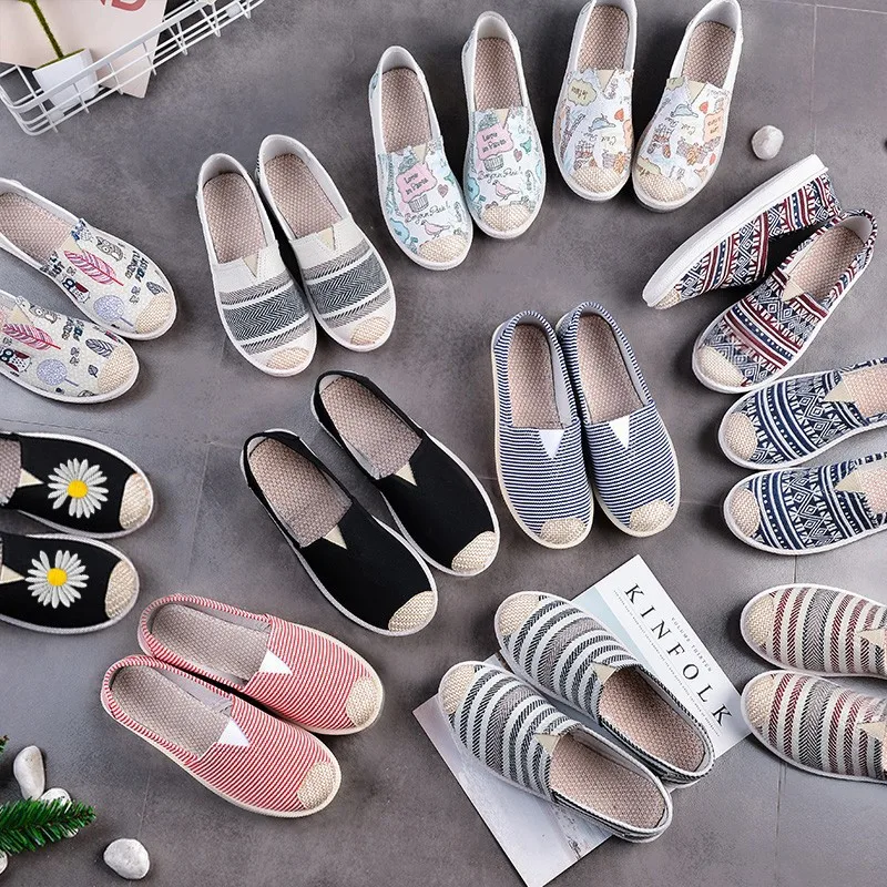 New Print Women Sneakers Slip on Light Mesh Loafers Summer Shoes Breathable Flat Women's Single Lazy Fisherman
New Print Women Sneakers Slip on Light Mesh Loafers Summer Shoes Breathable Flat Women's Single Lazy Fisherman