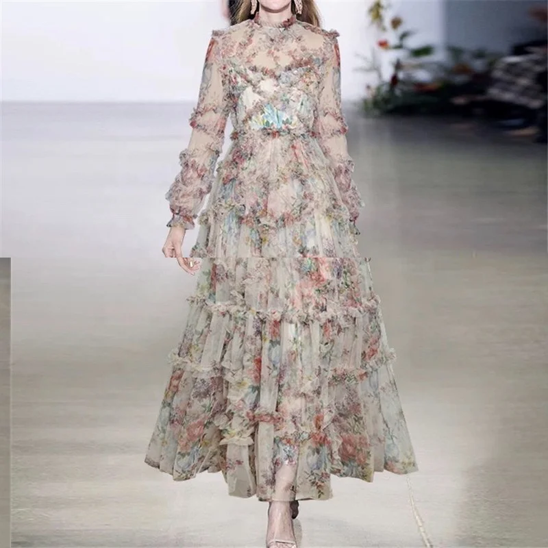 Top Quality Women'S Long Dress 2022 Spring Summer Wedding Party Ladies Charming Floral Print Long Sleeve Maxi Dress Gown
Top Quality Women'S Long Dress 2022 Spring Summer Wedding Party Ladies Charming Floral Print Long Sleeve Maxi Dress Gown