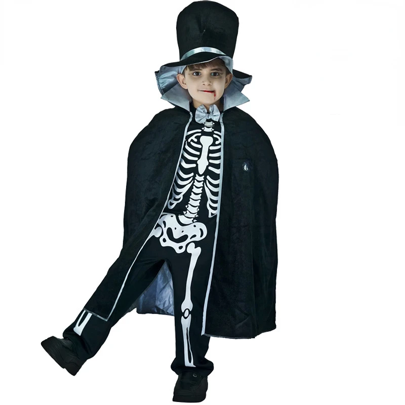 Day of The Dead Costume Children's Halloween Horror Ghost Bone Costume Party Stage Costume Cosplay Costume Role Play
Day of The Dead Costume Children's Halloween Horror Ghost Bone Costume Party Stage Costume Cosplay Costume Role Play