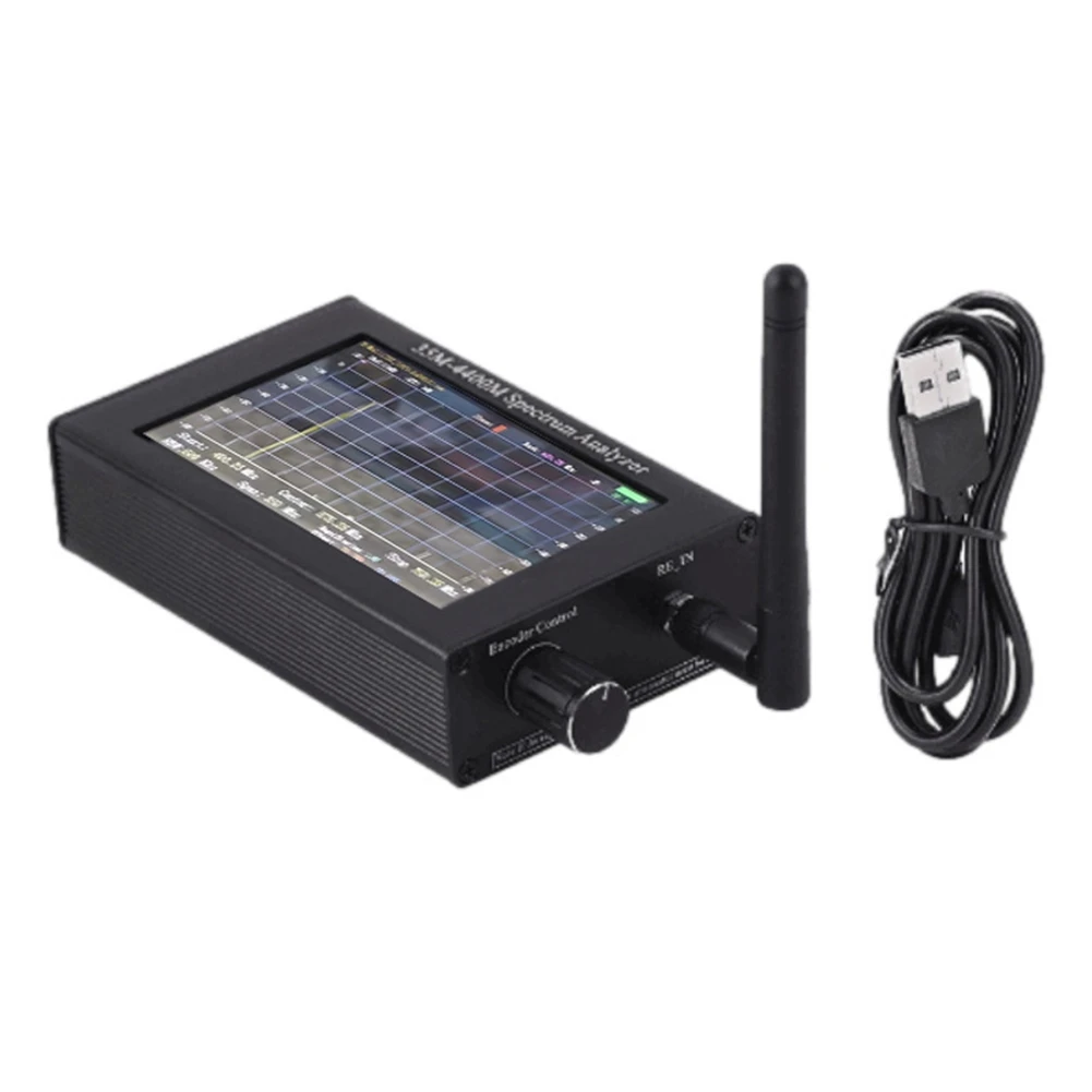 35M-4400MHz Handheld Spectrum Analyzer 4.3-Inch Screen High-Precision VOC Signal Source Simple Spectrum Analyzer
35M-4400MHz Handheld Spectrum Analyzer 4.3-Inch Screen High-Precision VOC Signal Source Simple Spectrum Analyzer