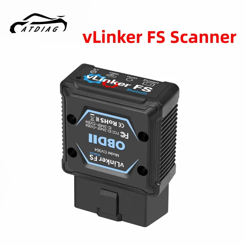 Новый оригинальный сканер кодов Vgate vLinker FS Bluetooth ELM327 OBD2 Профессиональный диагностический сканер для IOS/Android/ПК
Новый оригинальный сканер кодов Vgate vLinker FS Bluetooth ELM327 OBD2 Профессиональный диагностический сканер для IOS/Android/ПК