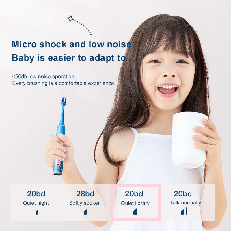 Electric Sonic Toothbrush USB Charge Rechargeable for Children Battery Charging Tooth Brushes Replacement Heads Set
Electric Sonic Toothbrush USB Charge Rechargeable for Children Battery Charging Tooth Brushes Replacement Heads Set