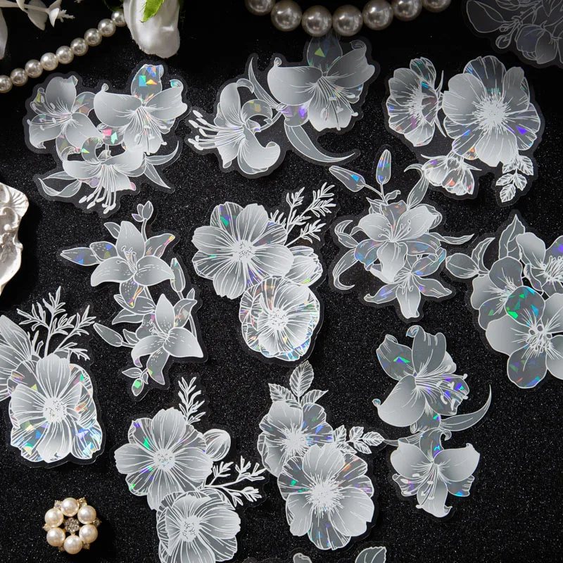 5Sheet Transparent Sticker Blooming Flower Shell Light Hand Ledger Scrapbooking handmade Material Decoration Sticker 95*119MM
5Sheet Transparent Sticker Blooming Flower Shell Light Hand Ledger Scrapbooking handmade Material Decoration Sticker 95*119MM