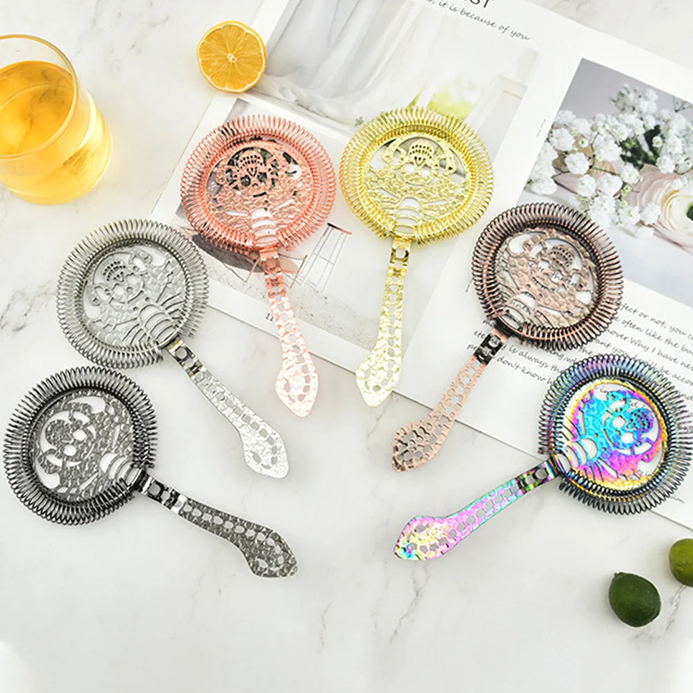 Scorpion Bar Strainer Stainless Steel Cocktail Julep Strainer With Spring Professional Ice Strainer Cocktail Mixing Bar Tools
Scorpion Bar Strainer Stainless Steel Cocktail Julep Strainer With Spring Professional Ice Strainer Cocktail Mixing Bar Tools