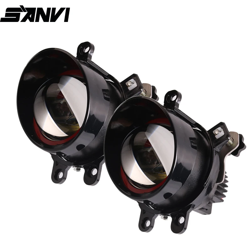 

SANVI 3 Inch Bi Led Fog Lights Projector Lenses For Toyota Corolla Camry RAV4 Avensis Prius Car Retrofit Kits 3000K 4300K 5500K