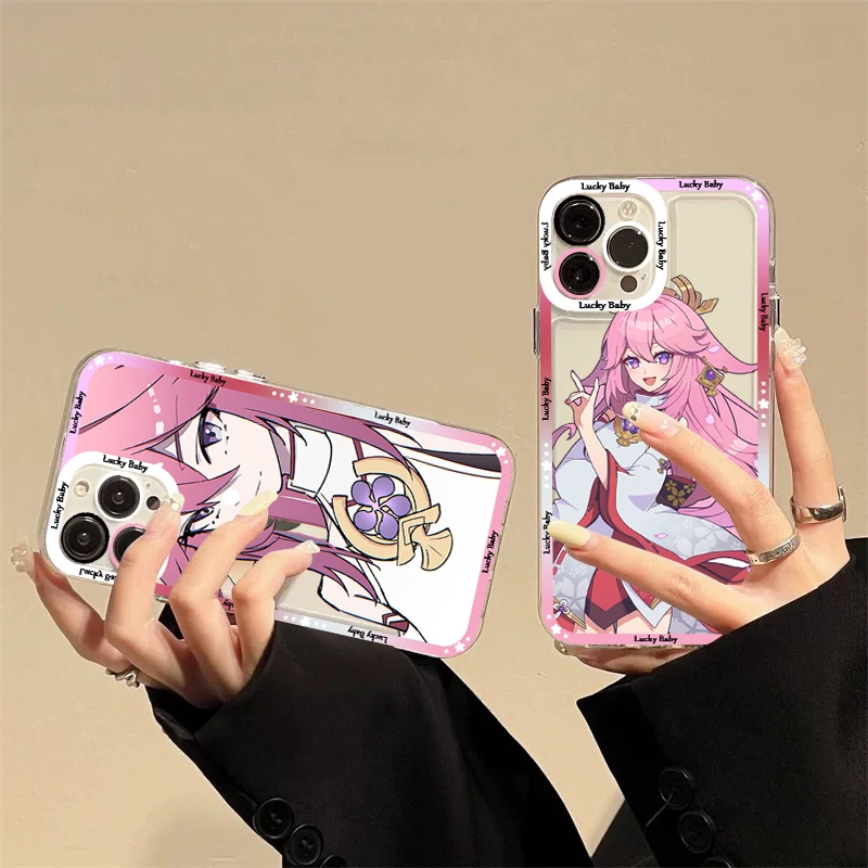 Cute Anime Genshin Impact Yae Miko Phone Case for iPhone 11 12 13 Mini Pro Max 14 Pro Max Case shell
Cute Anime Genshin Impact Yae Miko Phone Case for iPhone 11 12 13 Mini Pro Max 14 Pro Max Case shell