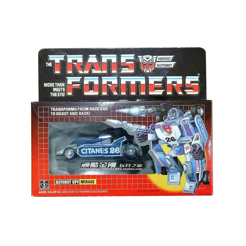 Transformers Primary Color Mirage Action Figures G1 Reissue Nostalgic Collection Toys Deformation Toy Robot Model Kids Gifts
Transformers Primary Color Mirage Action Figures G1 Reissue Nostalgic Collection Toys Deformation Toy Robot Model Kids Gifts