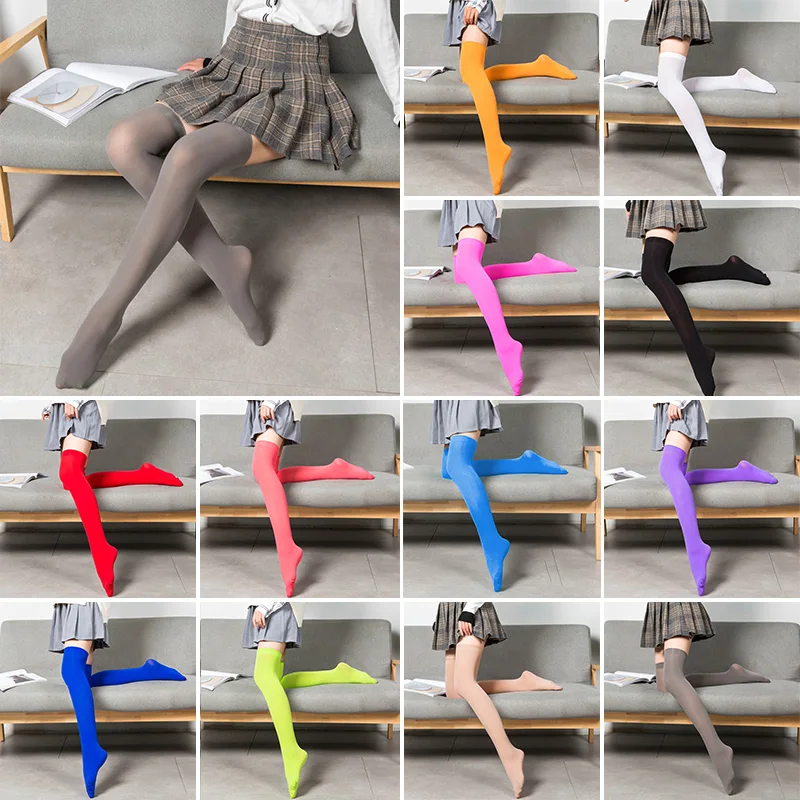 Stretch Stocking Velvet Calze Over Knee Socks Solid Color Temptation Stockings High Students 1 Pair Warm Thigh Long Socks
Stretch Stocking Velvet Calze Over Knee Socks Solid Color Temptation Stockings High Students 1 Pair Warm Thigh Long Socks