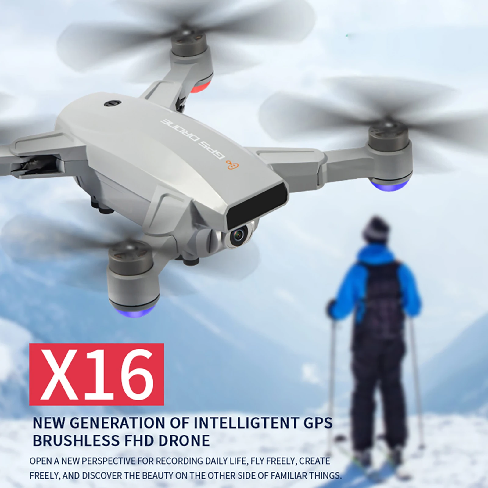 JJRC X16 GPS Drone 6K HD Camera 5G WIFI FPV Foldable RC Quadcopter Brushless Motor Automatic Hover Drones for Adults Beginner
JJRC X16 GPS Drone 6K HD Camera 5G WIFI FPV Foldable RC Quadcopter Brushless Motor Automatic Hover Drones for Adults Beginner