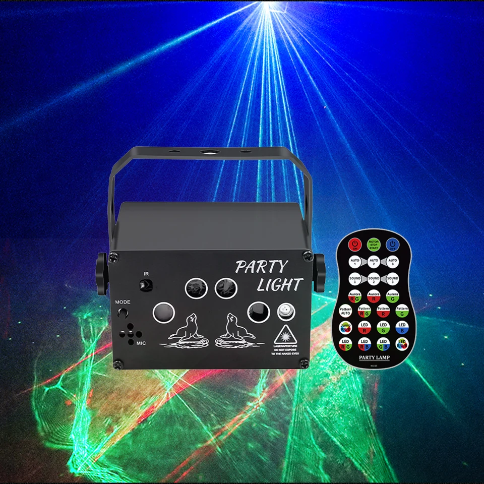 Aurora Pattern RGB Disco Light Dream LED Laser Stage Projector Red Blue Green Lamp USB Power Wedding Birthday Party Light
Aurora Pattern RGB Disco Light Dream LED Laser Stage Projector Red Blue Green Lamp USB Power Wedding Birthday Party Light