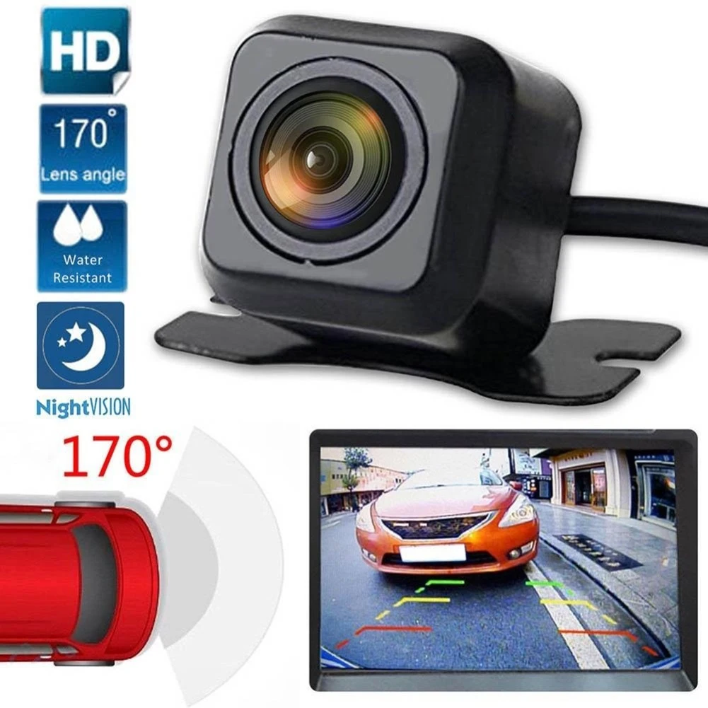 170 Degree Car Rear View Dashcam HD Waterproof Night Vision Reverse Camera Auto Parking Assist Dash Cam Camera
170 Degree Car Rear View Dashcam HD Waterproof Night Vision Reverse Camera Auto Parking Assist Dash Cam Camera