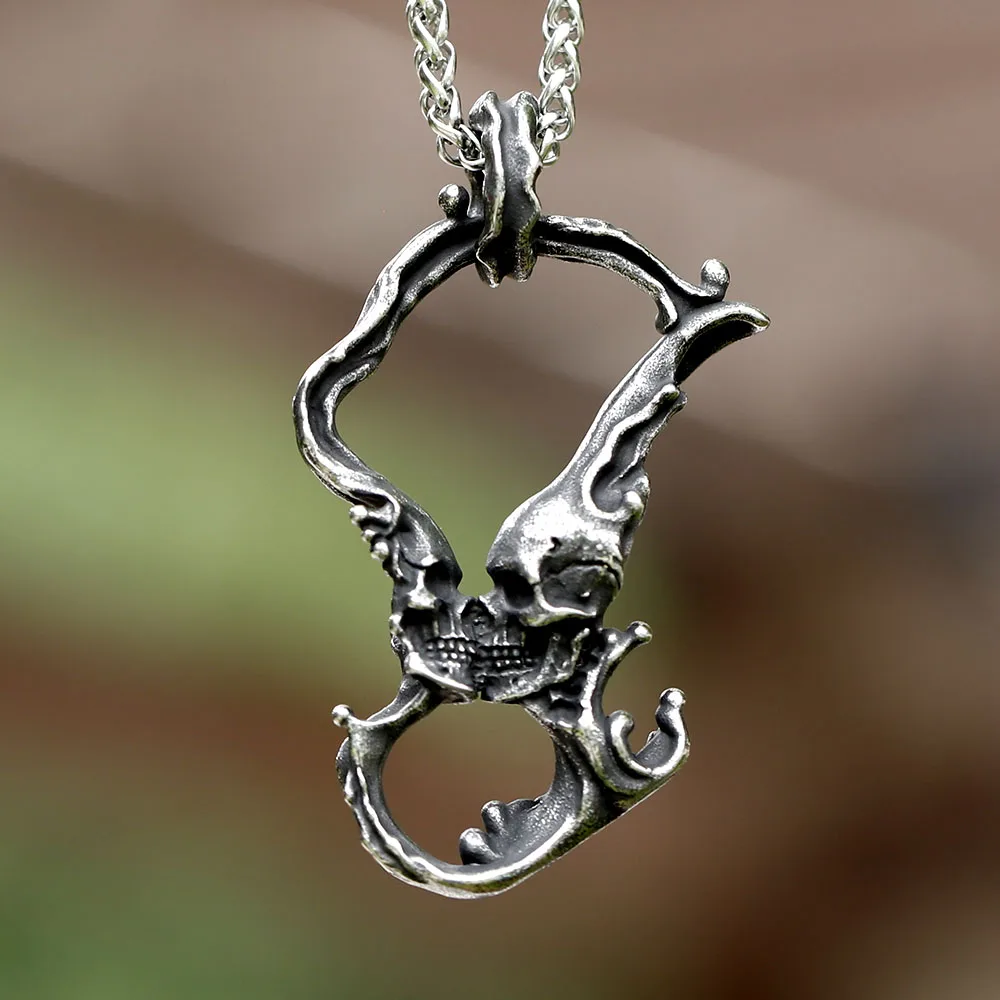 2023 New Fashion Double Skull Kissing Pendant Stainless Steel Men's Necklace Cool Biker Jewelry Dropshipping free shipping
2023 New Fashion Double Skull Kissing Pendant Stainless Steel Men's Necklace Cool Biker Jewelry Dropshipping free shipping