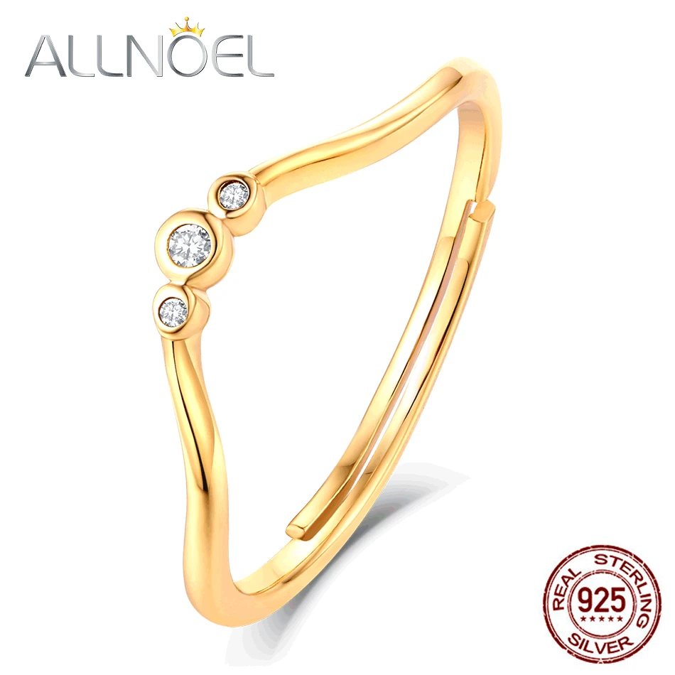 ALLNOEL Real 925 Sterling Silver Rings For Women Zircon Diamond Gemstone Stackable Resizeable Wedding Ring Fine Jewelry Gift
ALLNOEL Real 925 Sterling Silver Rings For Women Zircon Diamond Gemstone Stackable Resizeable Wedding Ring Fine Jewelry Gift