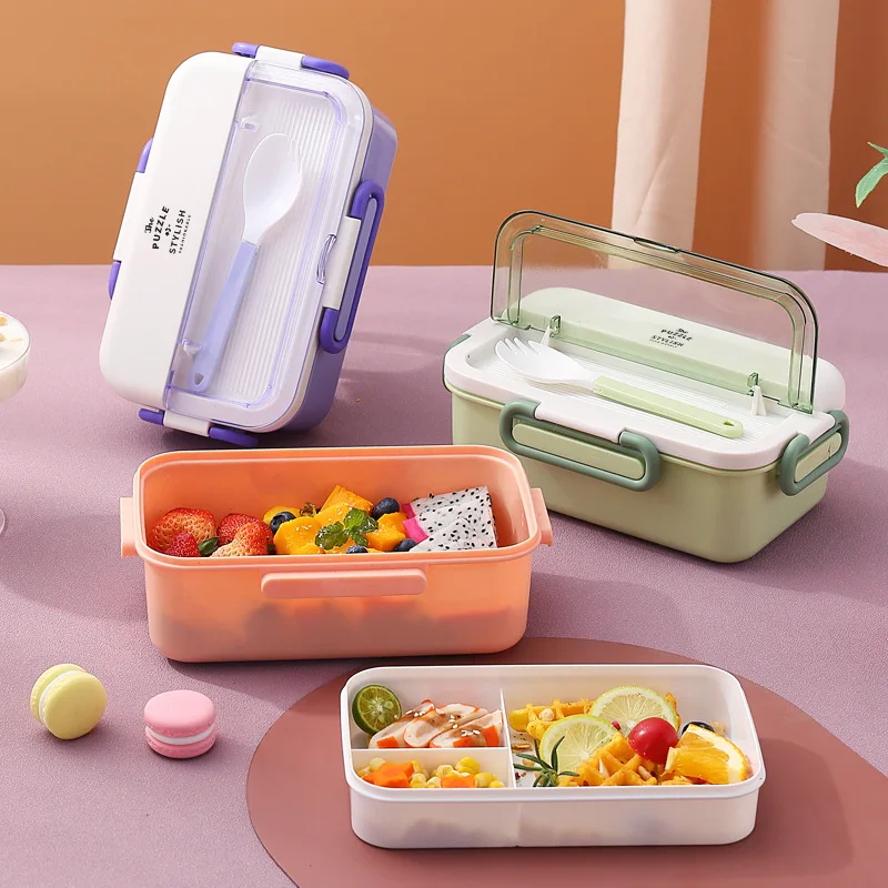 Four-button lunch box student office workers with rice tableware lunch box can be microwave portable lunch box
Four-button lunch box student office workers with rice tableware lunch box can be microwave portable lunch box