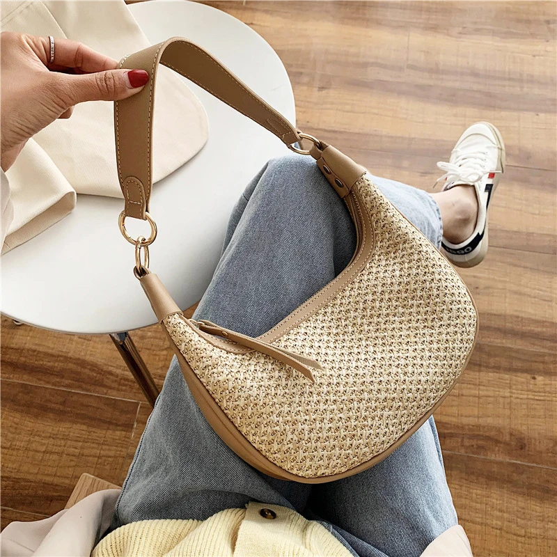 Designer Straw Shoulder Bucket Bags For Women Luxury Brand Handbag Purses Crossbody Tote Bag Top Handle Evening Messenger Bags 
Designer Straw Shoulder Bucket Bags For Women Luxury Brand Handbag Purses Crossbody Tote Bag Top Handle Evening Messenger Bags