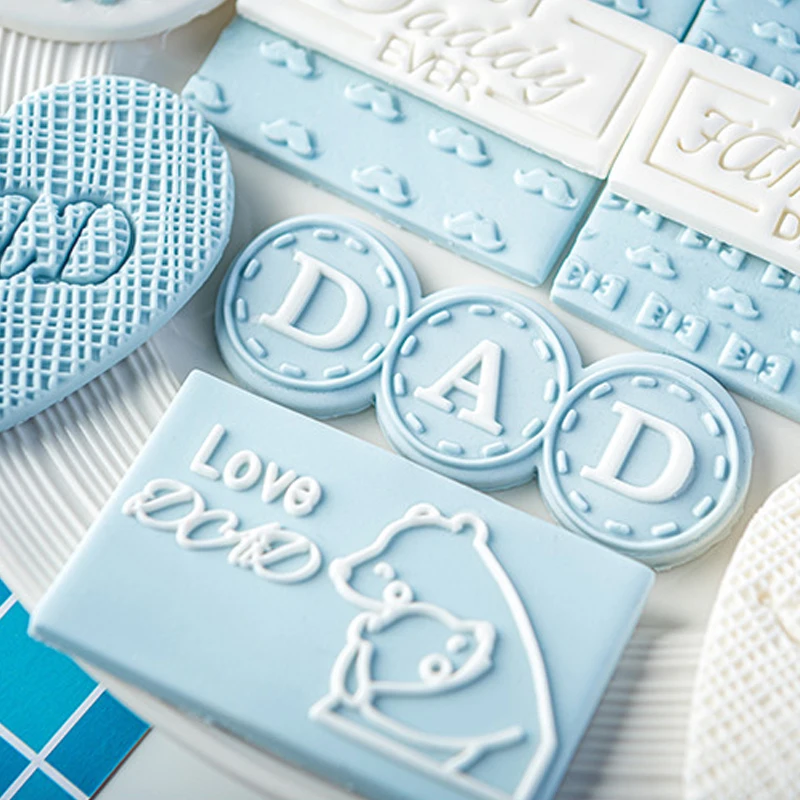 Happy Fathers Day Cookie Mold Letter Embossed Biscuit Mold Birthday Icing Frosting Biscuit Mould Fondant Baking Decorating Tools
Happy Fathers Day Cookie Mold Letter Embossed Biscuit Mold Birthday Icing Frosting Biscuit Mould Fondant Baking Decorating Tools