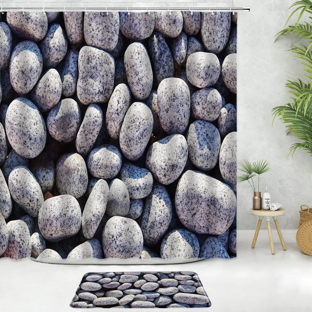 Round Stone Shower Curtain Modern Geometric Square Cobblestone Printing Wall Colored Cobble Screen Creative Bathroom Decoration
Round Stone Shower Curtain Modern Geometric Square Cobblestone Printing Wall Colored Cobble Screen Creative Bathroom Decoration