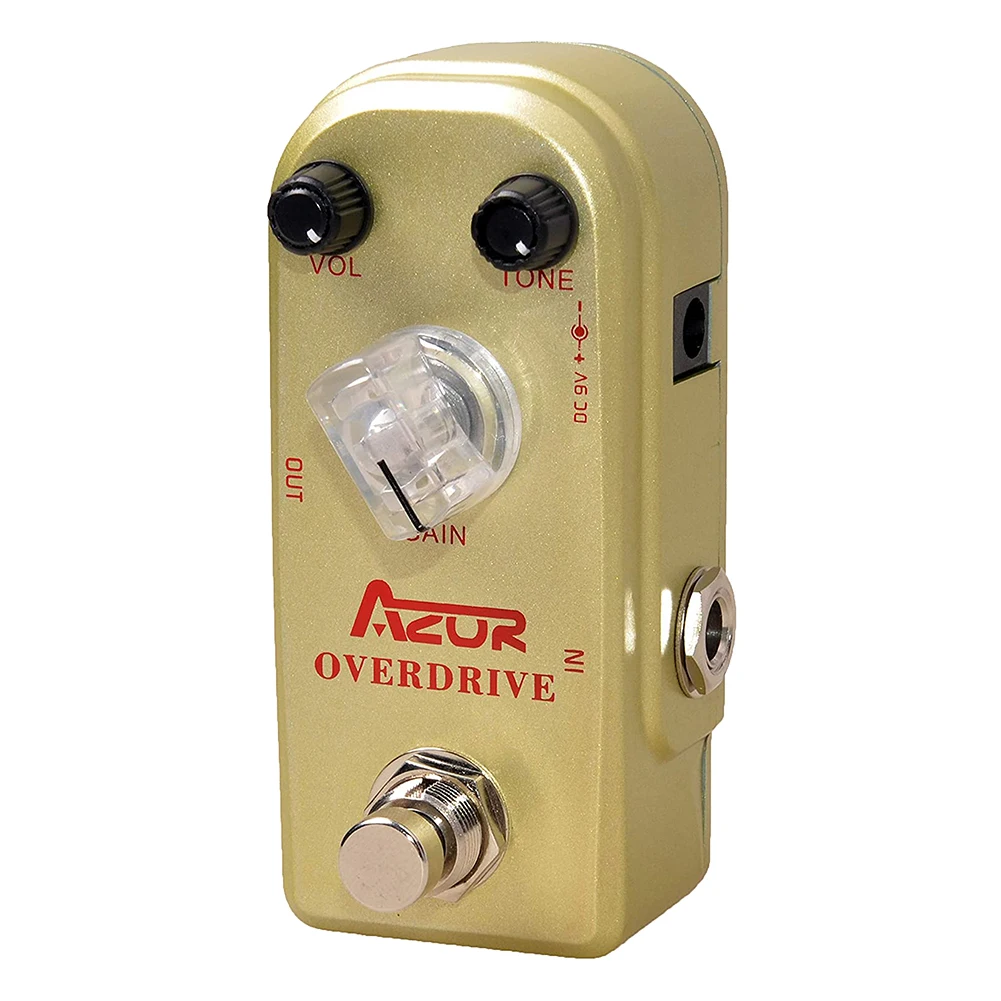 AZOR AP-320 Overdrive Guitar Effect Pedal Vintage Electronic Effect True Bypass Aluminum Alloy Electric Guitar Bass Guitar Acces
AZOR AP-320 Overdrive Guitar Effect Pedal Vintage Electronic Effect True Bypass Aluminum Alloy Electric Guitar Bass Guitar Acces