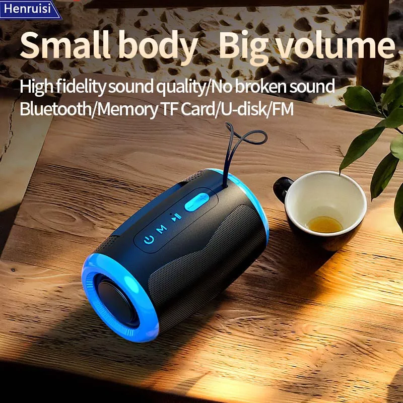 Portable Bluetooth Speaker Outdoor Subwoofer Wireless Sound Box Stereo Surround Boombox Supports TF FM U-Disk USB Radio Musicbox
Portable Bluetooth Speaker Outdoor Subwoofer Wireless Sound Box Stereo Surround Boombox Supports TF FM U-Disk USB Radio Musicbox