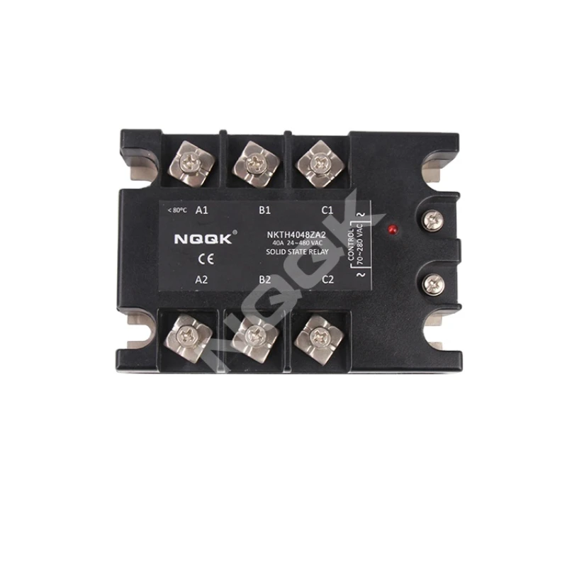 AC control 40 A 32V DC LED zero cross or random turn on three phase solid state relay
AC control 40 A 32V DC LED zero cross or random turn on three phase solid state relay