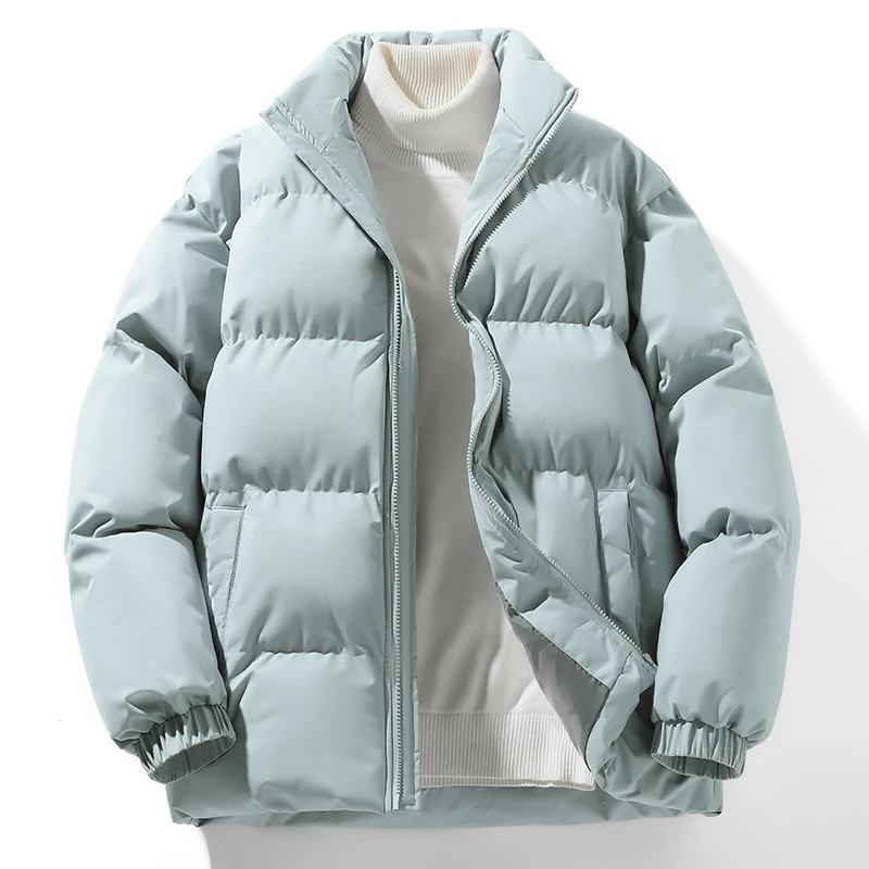 2022 Winter New Men's Solid Color Stand Collar Loose Plus Size Cotton Jacket Thickened Warm Jacket
2022 Winter New Men's Solid Color Stand Collar Loose Plus Size Cotton Jacket Thickened Warm Jacket