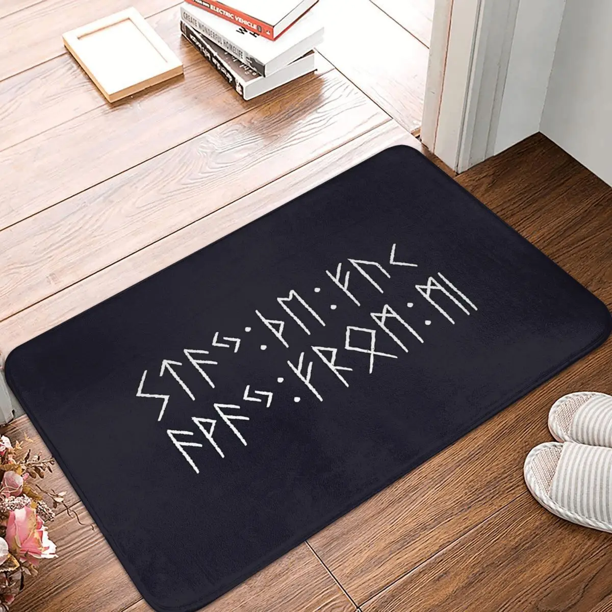 

Mythology Bath Non-Slip Carpet Stay The Fxck Away From Me Living Room Mat Entrance Door Doormat Floor Decor Rug