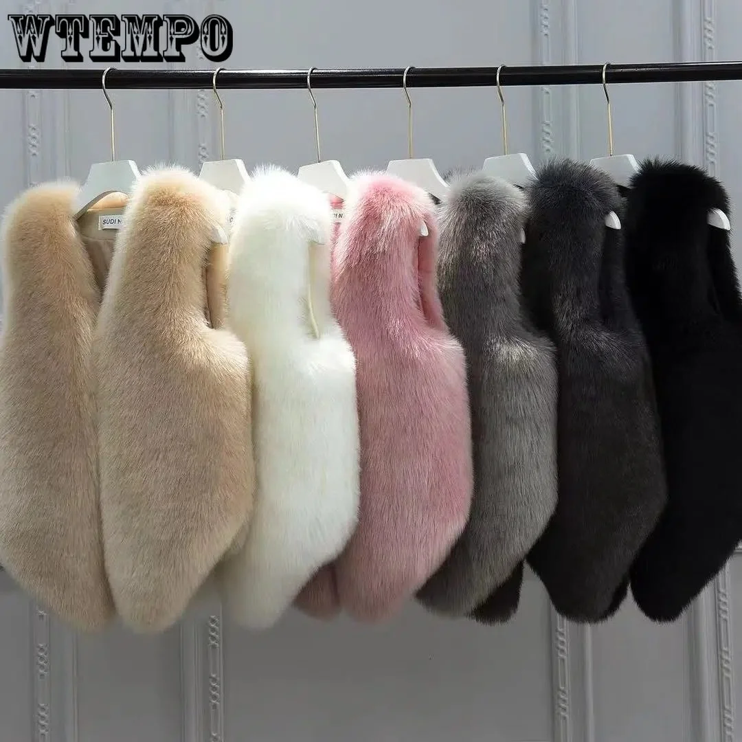 Winter Fur Vest Short Women Vest Slim Waistcoat Was Thin Plush Waistcoat Coat Wholesale
Winter Fur Vest Short Women Vest Slim Waistcoat Was Thin Plush Waistcoat Coat Wholesale