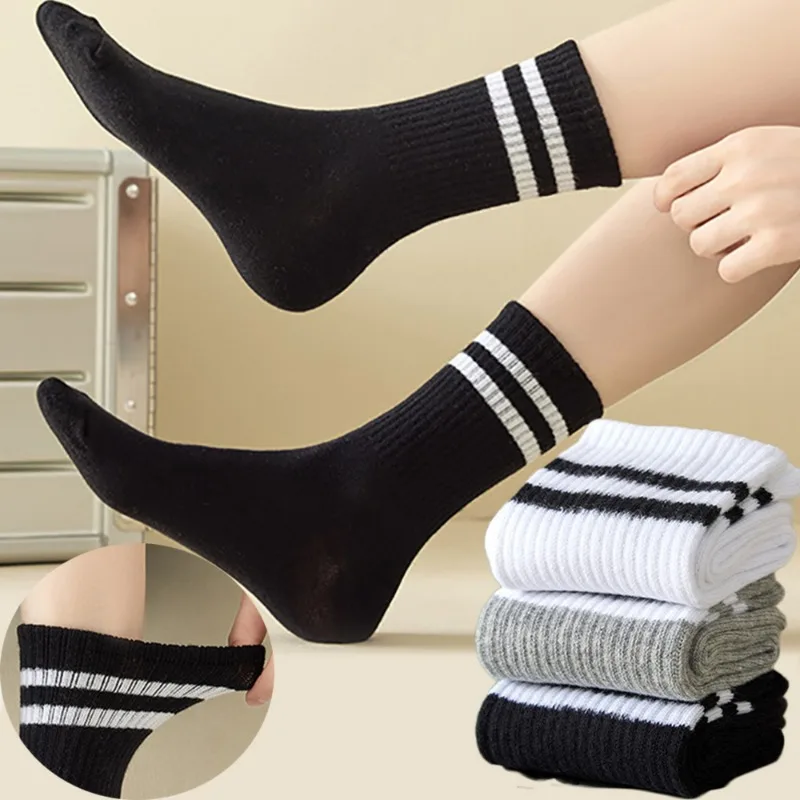 Fashion Korea Harajuku Socks for Women Men Solid Color Breathable Cotton Socks Street Hip Hop Skateboard Striped Mid Tube Socks
Fashion Korea Harajuku Socks for Women Men Solid Color Breathable Cotton Socks Street Hip Hop Skateboard Striped Mid Tube Socks