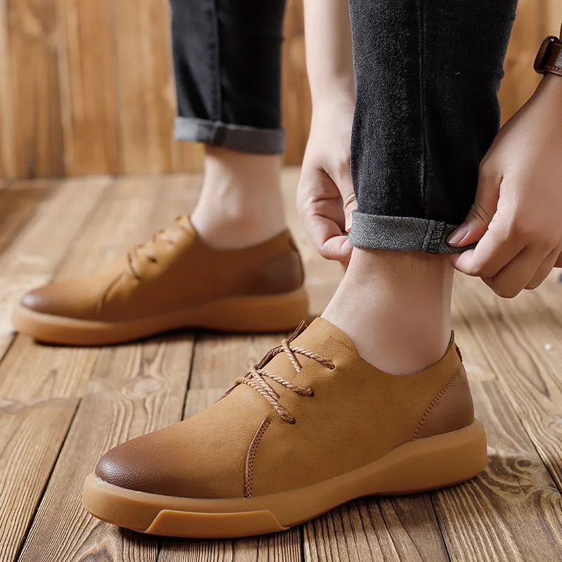 2022 High Quality Brand Men Shoes Leather Loafers Shoes Breathable Spring Casual Shoes Outdoor Non Slip Men Sneakers Big Size
2022 High Quality Brand Men Shoes Leather Loafers Shoes Breathable Spring Casual Shoes Outdoor Non Slip Men Sneakers Big Size